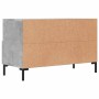 Mobile per TV Grigio Cemento 80x36x50 cm Legno Multistrato