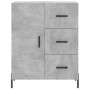 Credenza Grigio Cemento 69,5x34x90 cm in Legno Multistrato