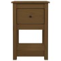 Comodini 2 pz Miele 40x35x61,5 cm in Legno Massello di Pino