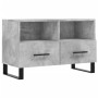 Mobile per TV Grigio Cemento 80x36x50 cm Legno Multistrato