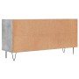 Mobile per TV Grigio Cemento 103,5x30x50 cm Legno Multistrato