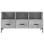 Mobile Porta TV Grigio Cemento 102x36x50 cm Legno Multistrato