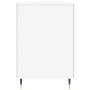 Scrivania Bianco Lucido 140x50x75 cm in Legno Multistrato