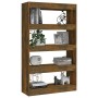 Libreria/Divisorio Rovere Fumo 80x30x135 cm in Truciolato