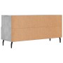 Mobile Porta TV Grigio Cemento 102x36x50 cm Legno Multistrato