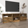 Mobile TV Rovere Fumo 150x33,5x45 cm in Legno Ingegnerizzato