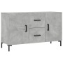 Credenza Grigio Cemento 100x36x60 cm in Legno Multistrato