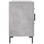 Credenza Grigio Cemento 100x36x60 cm in Legno Multistrato