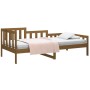 Dormeuse Miele 80x200 cm in Legno Massello di Pino