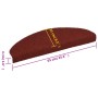 Tappetini Adesivi per Scale 5 pz Rossi 65x21x4 cm Agugliati