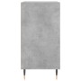 Credenza Grigio Cemento 57x35x70 cm in Legno Multistrato