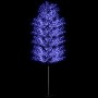 Albero di Natale 2000 LED Blu Ciliegio in Fiore 500cm