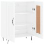 Credenza 69,5x34x90 cm in Legno Multistrato Bianco Lucido