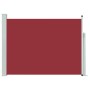 Tenda Laterale Retrattile per Patio 117x500 cm Rossa