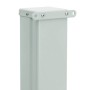 Tenda Laterale Retrattile per Patio 117x500 cm Rossa