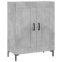 Credenza Grigio Cemento 69,5x34x90 cm in Legno Multistrato