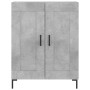 Credenza Grigio Cemento 69,5x34x90 cm in Legno Multistrato