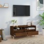 Mobile TV Rovere Marrone 100x34,5x44,5 cm in Legno Multistrato