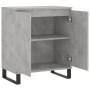 Credenza Grigio Cemento 60x35x70 cm in Legno Multistrato