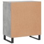 Credenza Grigio Cemento 60x35x70 cm in Legno Multistrato