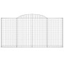 Cesto Gabbione ad Arco 300x30x140/160 cm Ferro Zincato
