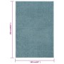 Tappeto a Pelo Corto 160x230 cm Blu