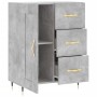 Credenza Grigio Cemento 69,5x34x90 cm in Legno Multistrato