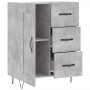 Credenza Grigio Cemento 69,5x34x90 cm in Legno Multistrato