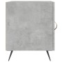 Comodini 2 pz Grigio Cemento 40x40x50 cm in Legno Multistrato