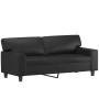 Set di Divani 2 pz Nero in Similpelle