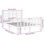 Giroletto in Legno Massello 120x190 cm Small Double