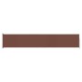 Tenda Laterale Retrattile per Patio 117x600 cm Marrone