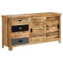 Credenza in Legno Massello di Mango 160x40x80 cm