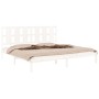 Giroletto Bianco in Legno Massello 180x200 cm Super King