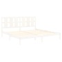 Giroletto Bianco in Legno Massello 180x200 cm Super King