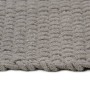Tappeto Rettangolare Grigio 120x180 cm in Cotone