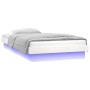 Giroletto LED Bianco 75x190 cm Small Single Legno Massello