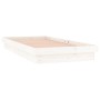 Giroletto LED Bianco 75x190 cm Small Single Legno Massello