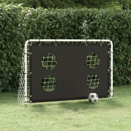 Rete da Allenamento per Porta da Calcio in Acciaio 184x61x122cm