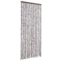 Zanzariera Marrone e Beige 90x220 cm Ciniglia