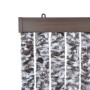 Zanzariera Marrone e Beige 90x220 cm Ciniglia