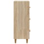 Credenza Rovere Sonoma 34,5x34x90 cm in Legno Multistrato