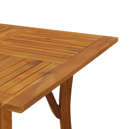 Tavolo da Giardino 150x90x75 cm Legno Massello di Acacia