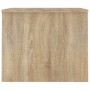 Tavolino Salotto Rovere Sonoma 80x50,5x41,5cm Legno Multistrato