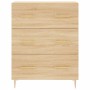 Credenza Rovere Sonoma 69,5x34x90 cm in Legno Multistrato