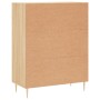 Credenza Rovere Sonoma 69,5x34x90 cm in Legno Multistrato