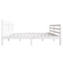 Giroletto Bianco in Legno Massello 140x190 cm