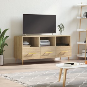 Mobile Porta TV Rovere Sonoma 102x36x50 cm in Legno Multistrato