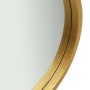 Specchio da Parete con Cinghia 40 cm Oro