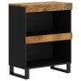 Credenza 60x33x75 cm in Legno Massello di Mango
